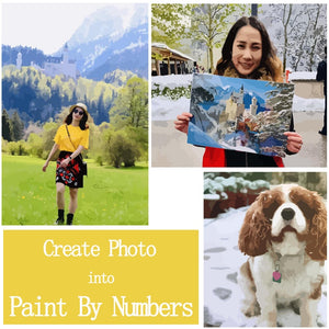 Personalized From Photo Painting By Numbers Kits Baby,Pets, Boy Friends, Gift, Etc. Just SEND US Pic