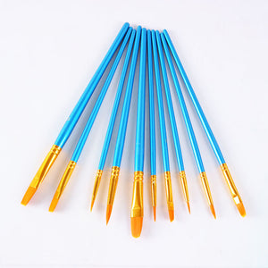 10Pcs/Set paint by numbers brushes